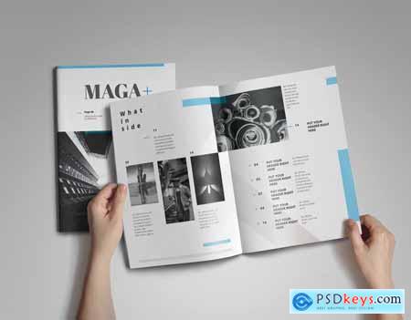 Maga Plus - Magazine Template 8UBAFQQ