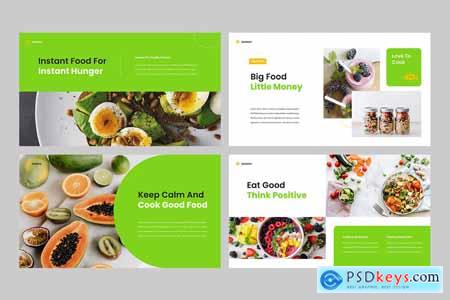 NUTRIMI - Healthy Food Business Powerpoint, Keynote and Google Slides Template