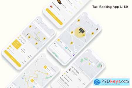 Taxi Booking App UI Kit 9SA2HAV