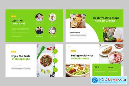NUTRIMI - Healthy Food Business Powerpoint, Keynote and Google Slides Template