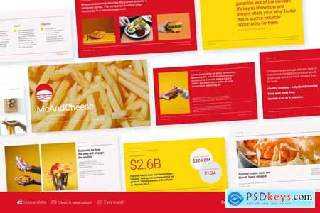 McAndCheese - Food and Beverages Pitch Deck R3DRF4V