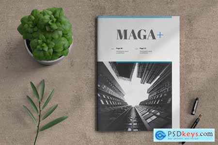 Maga Plus - Magazine Template 8UBAFQQ