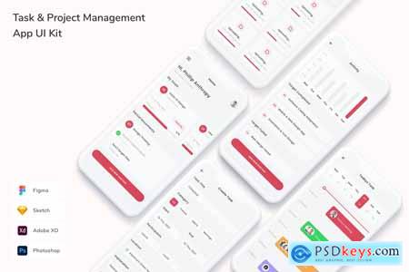 Task & Project Management App UI Kit VRV73PY