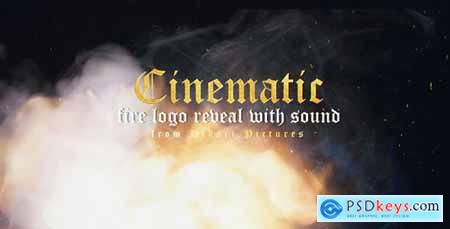 Cinematic Fire Logo Reveal 19506779