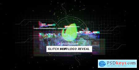 Glitch Scifi Logo Reveal 20825036