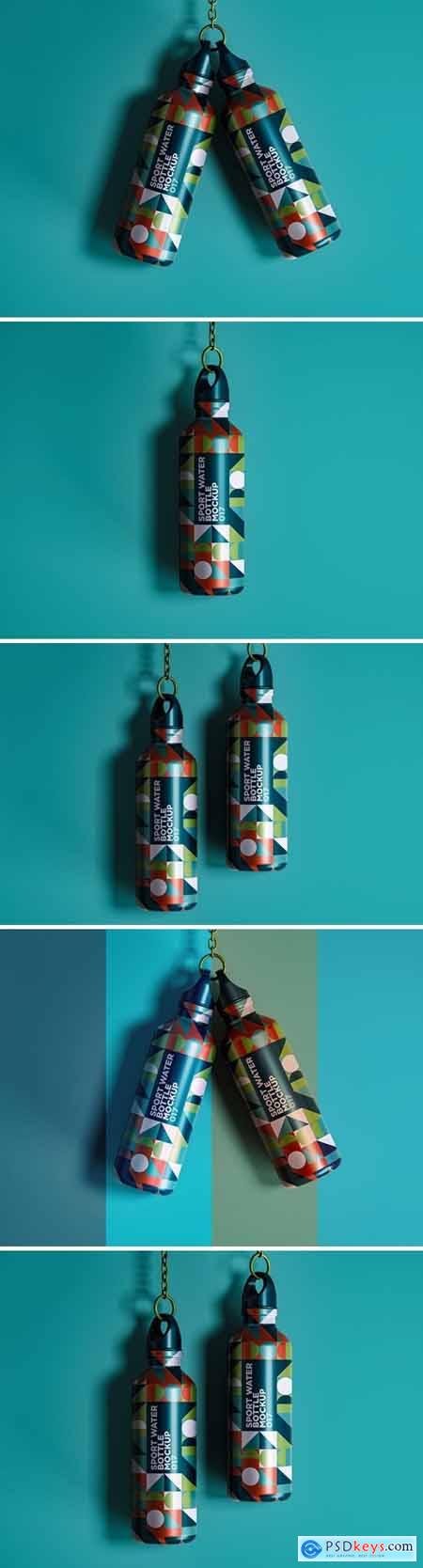 Sport Water Bottle Mockup 017