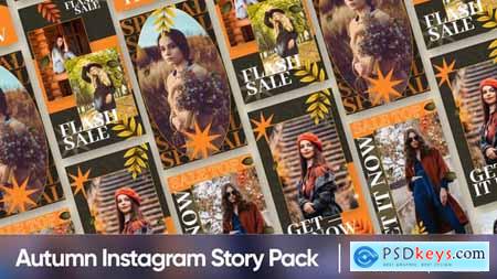 Autumn Vibes Sale Promo Instagram Story Pack (MOGRT) 34468766