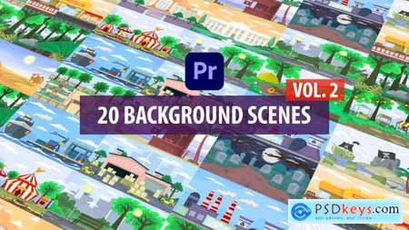 Background Scenes Vol.2 Premiere Pro MOGRT 34476434
