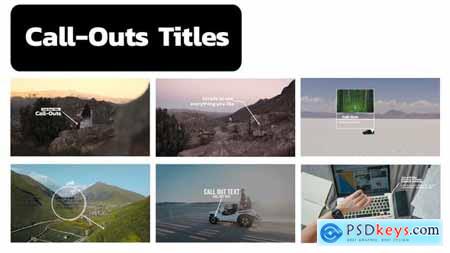Call Outs Titles Pack(MOGRT) 34201943