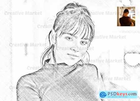 3 in 1 Sketch Photoshop Action 6586193