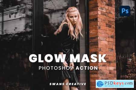 Glow Mask Photoshop Action