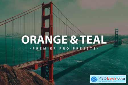 Orange & Teal Premier Pro Video Presets