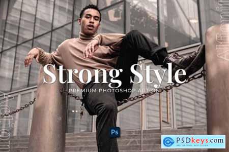 Strong Style Photoshop Action