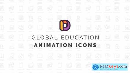 Global education - Animation Icons 34567582