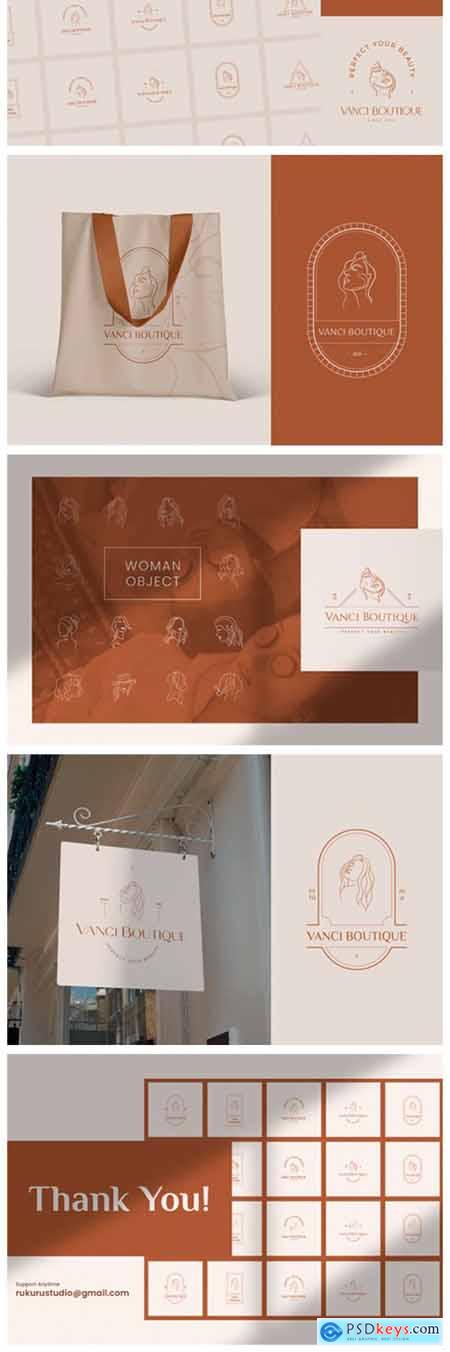 Woman Logo Collection 18822442