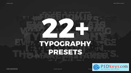 Typography Presets - Animated Typography 34562509