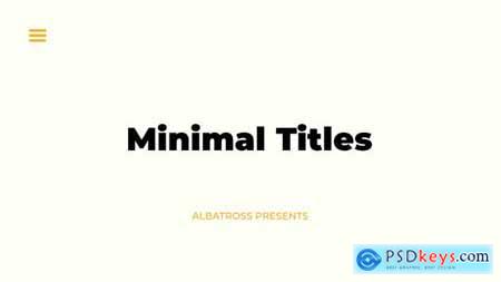 Minimal Titles Final Cut Pro 34479457