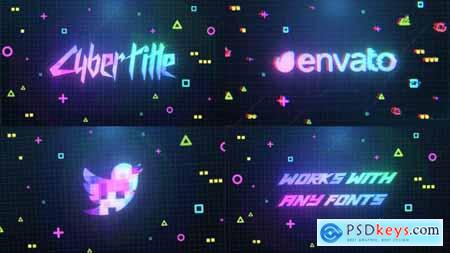 Cyberpunk Logo And Title -- FCPX 34446552