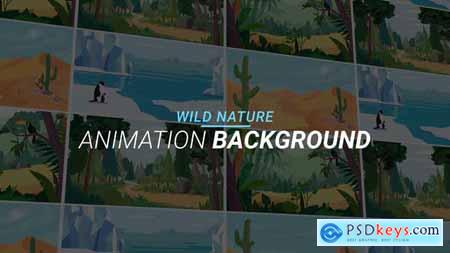 Wild nature - Animation background 34060998