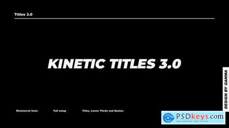 Kinetic Titles 3.0 After Effects 34611626