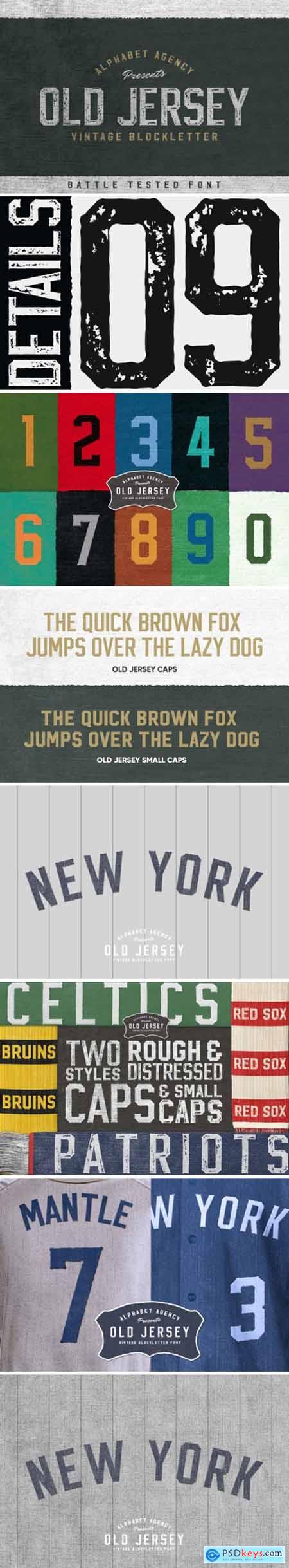 Old Jersey Font