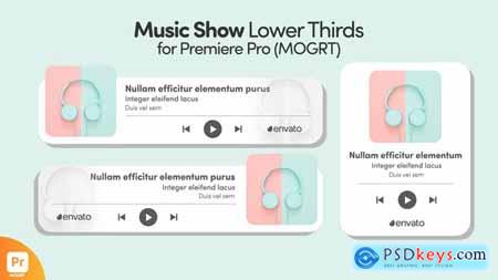 Music Show Lower Thirds for Premiere Pro 34610827