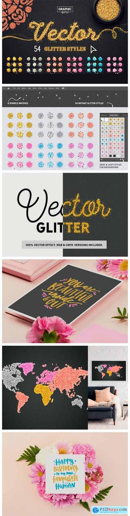 Vector Glitter for Adobe Illustrator 19090540