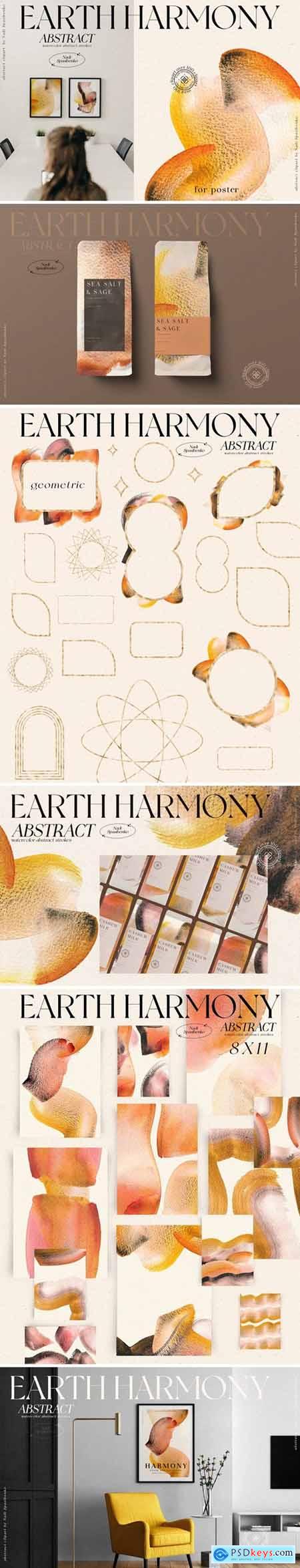 EARTH HARMONY -- Abstract Set