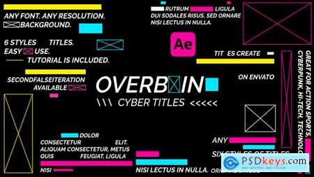 Overblink - Cyber Titles - After Effects 34621831