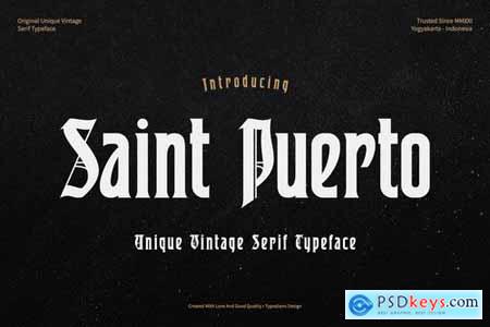 Saint Puerto Font
