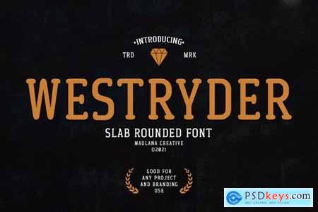 Westryder Slab Rounded Serif Font