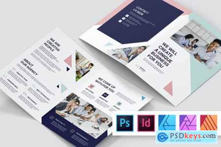 Brochure  Creative Agency Studio Bi-Fold