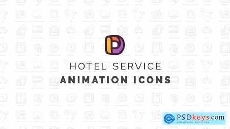 Hotel service - Animation Icons 34760661