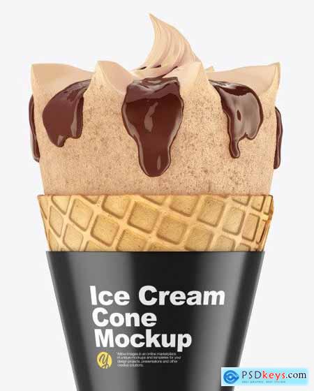 Ice Cream Cone Mockup 87191