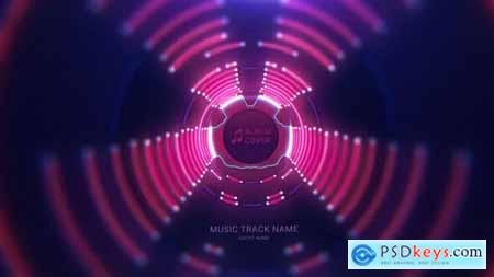 Neon Tunnel Music Visualizer 29854497