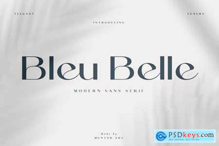 Bleu Belle Modern Sans Serif