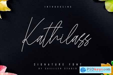 Kathilass - Signature Font