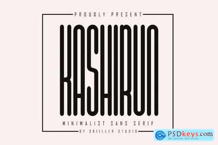 Kashirun - Minimalist Sans Serif