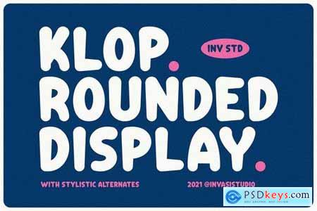 Klop - Friendly Rounded Font