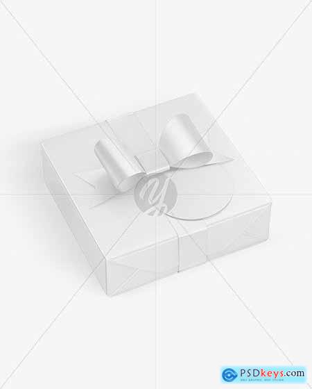 Gift Box w- Label Mockup 91424