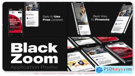 Black Zoom Application Promo 34766228