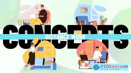 Distance work - Scene Situation 34772443