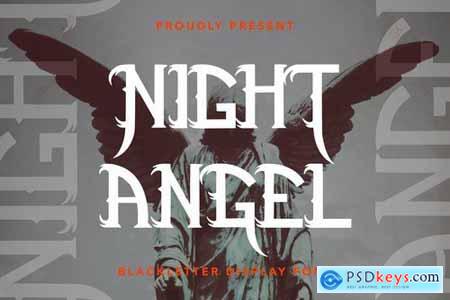 NightAngel - Blackletter Display Font