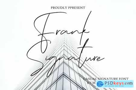 Frank Casual Signature Font