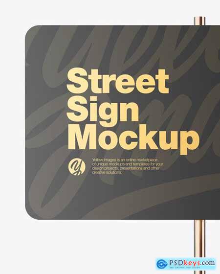 Street Sign Mockup 89182