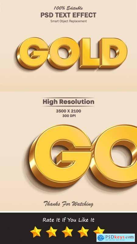 3 Gold Editable Text Effect 2 34803688