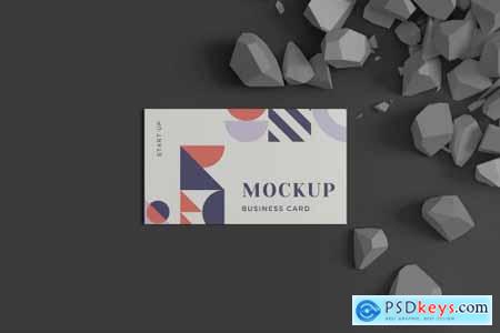 Fashionable Business Card Mockup