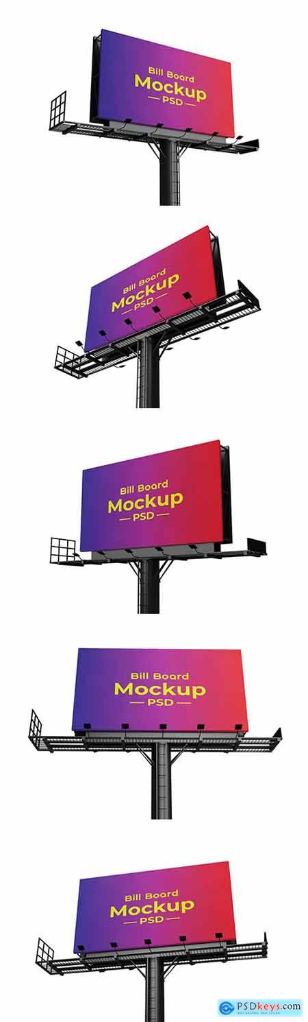 Modern billboard mockup