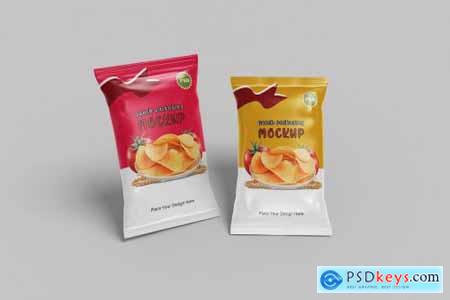 Plastic Snack Package Mockup