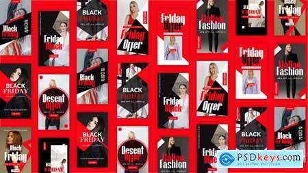 Black Friday Fashion Instagram Story Pack 34853404